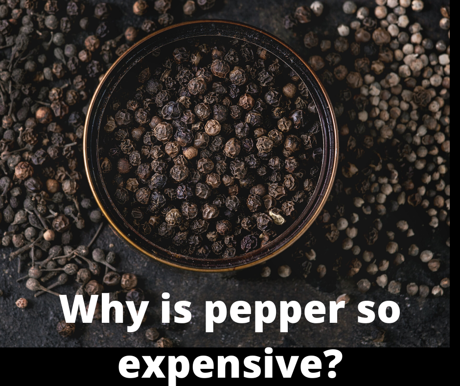 Why is Black Peppercorn so expensive? Angadi of Spices