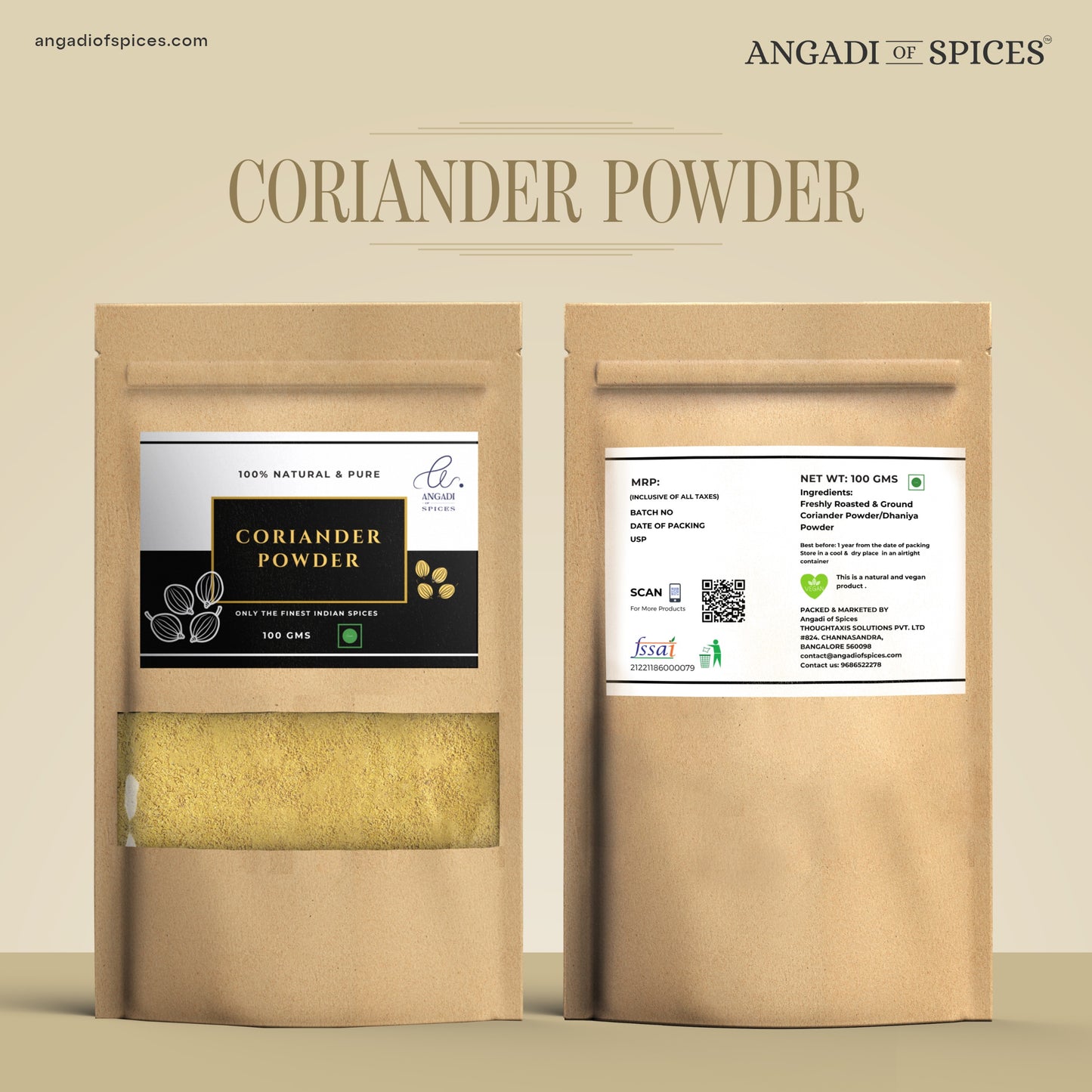 Coriander Powder Fresh
