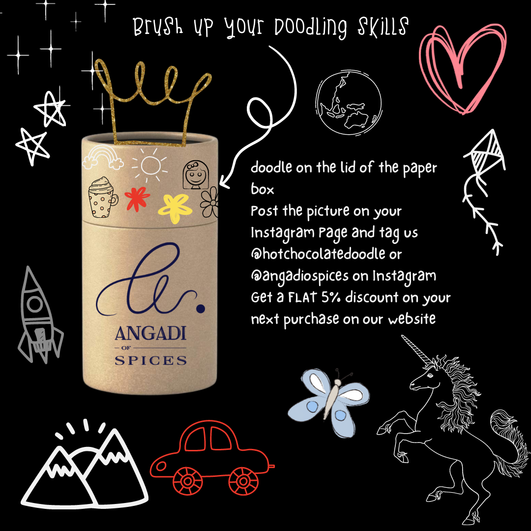 Hot Chocolate with Dark Chocolate Bits by Angadi of Spices