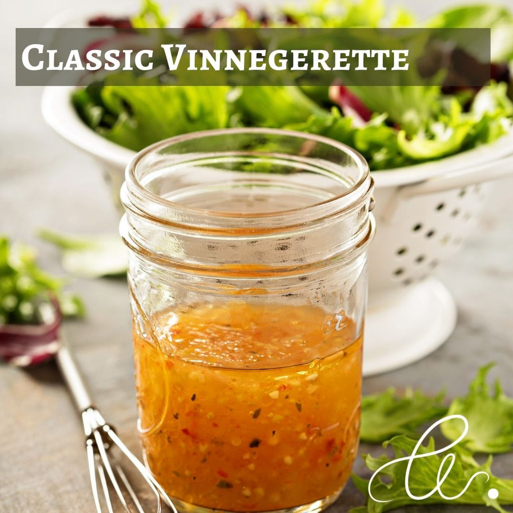 Classic Vinaigrette - A vegan salad dressing