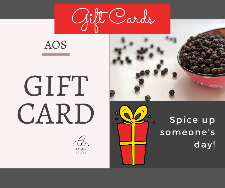Buying a Gift Card on Angadi of Spices