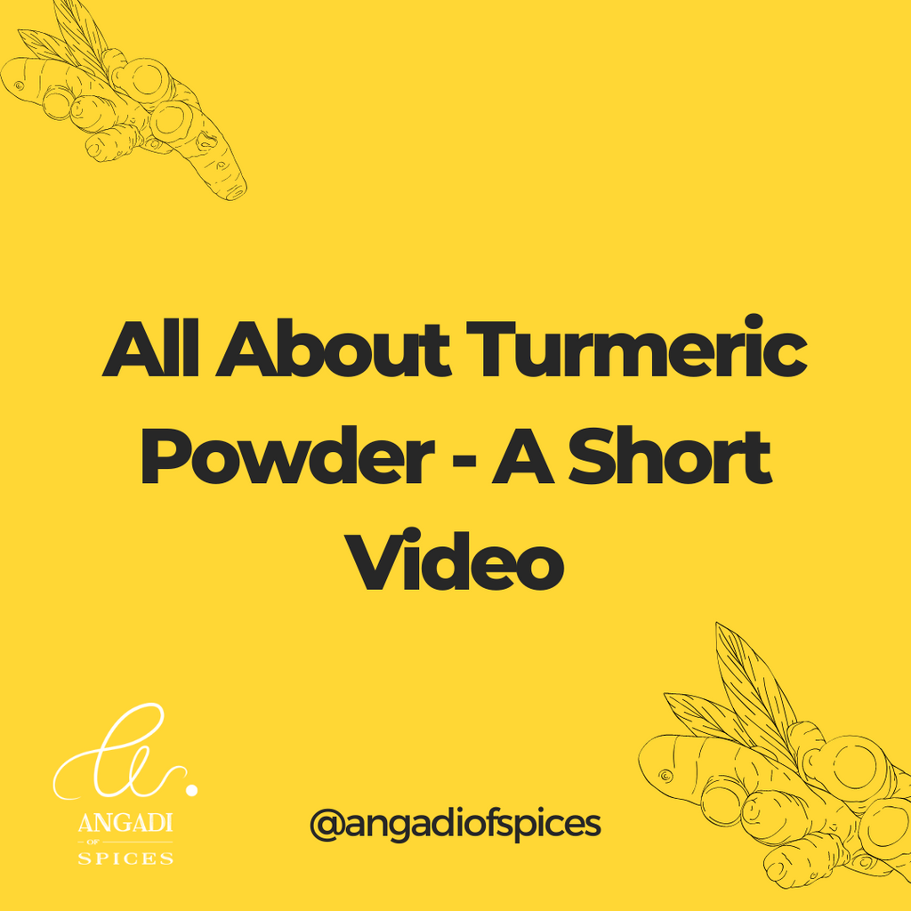 All About Turmeric Powder - A Short Video