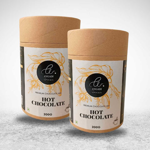 2 Boxes of Hot Chocolate with Dark Chocolate Bits by Angadi of Spices