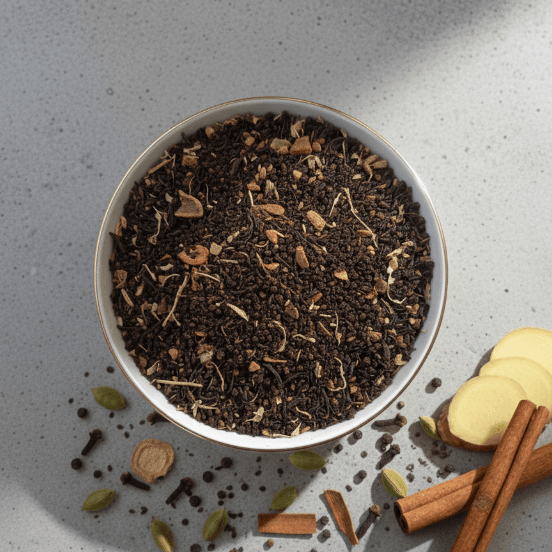 Spice-Crafted Masala Chai – Assam CTC Tea with Real Spices