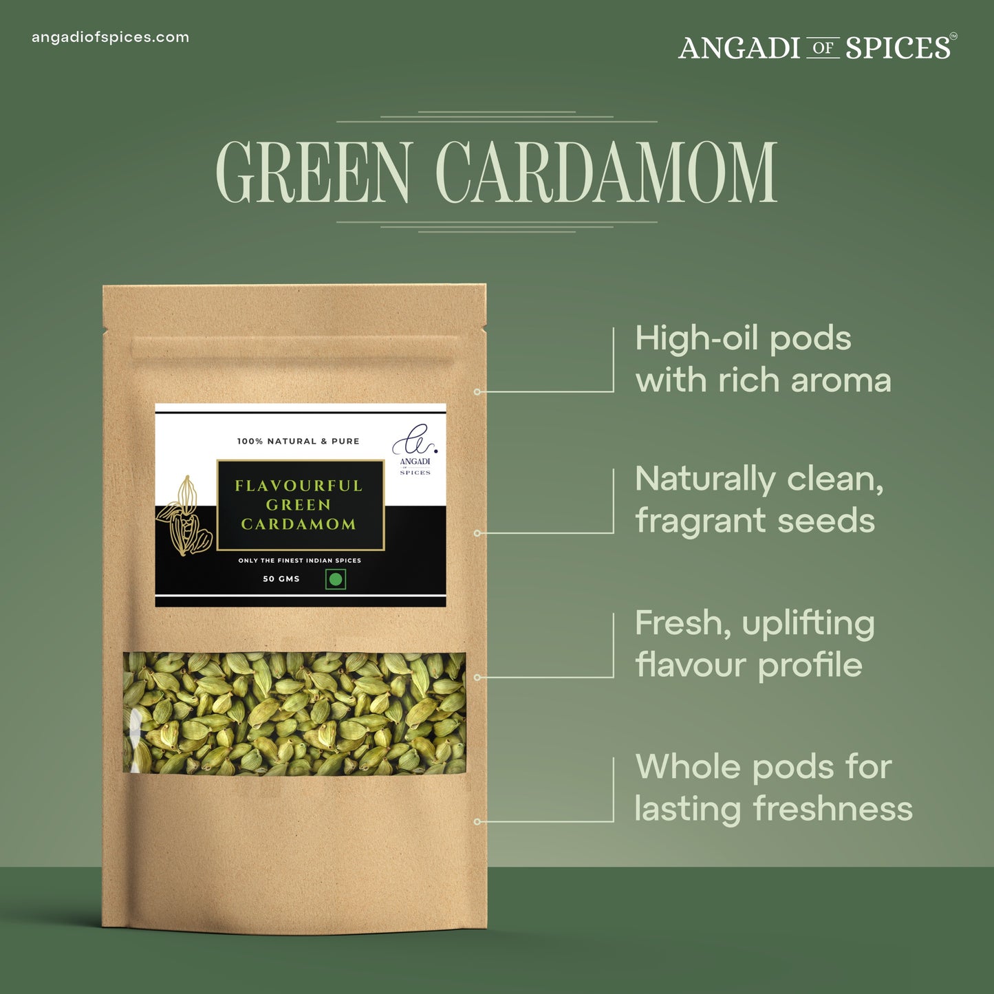 Green Cardamom 8MM