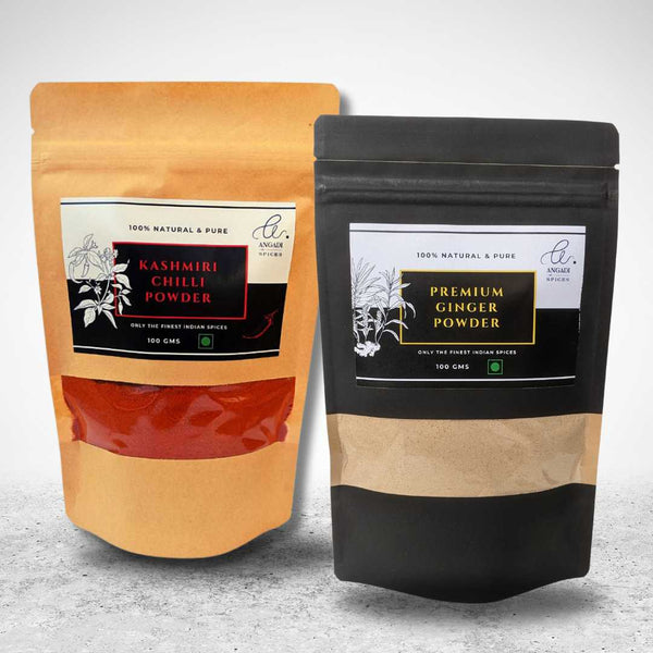 Kashmiri Chilli & Ginger Duo | 100 gms Each Pack