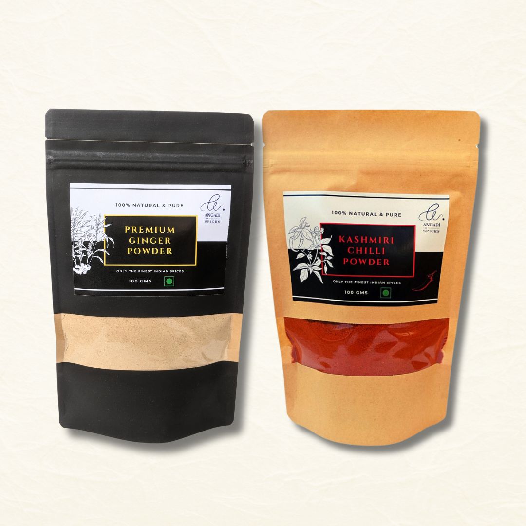 Kashmiri Chilli & Ginger Duo | 100 gms Each Pack