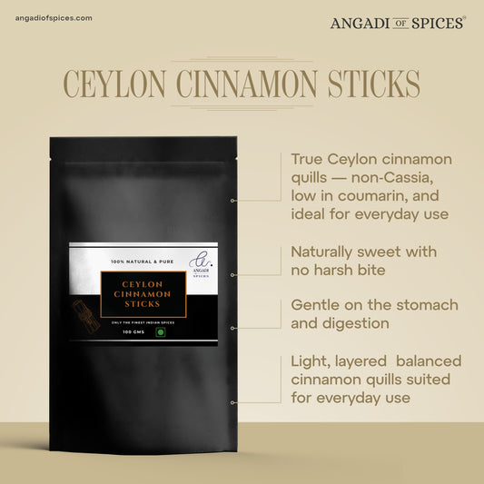 Ceylon Cinnamon Sticks – Pure, Sweet & Aromatic
