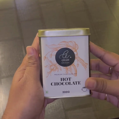 Hot Chocolate with Dark Chocolate Bits by Angadi of Spices